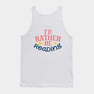 I'd rather be reading Tank Top